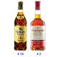 Brandy Pack 10 Bt Terry 1,00l+ 2 Bt Fundador Sherry Cask 0,70l 1,00 Litro 31º (I) 1.00 L.