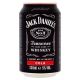 Combinado Jack Daniels & Cola Lata 0,33 Litros 5º (R) 0.33 L.