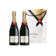 Champagne Moet Chandon Brut Imperial Twin Pack 2x75cl 0,75 Litros 12,5º (R) 0.75 L.