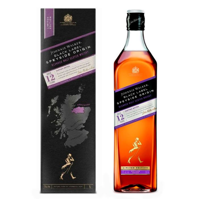 Schande niet wapenkamer Whisky Johnnie Walker Black Speyside Origin 42º (R) 1.00 L.