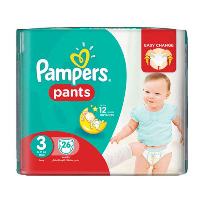 Pa?ales Pampers Pants Talla 3 26 Uds 26 Mililitros