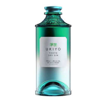 Gin Ukiyo Japanese Tokyo Dry Gin 0,70 Litros 40º (R) 0.70 L.